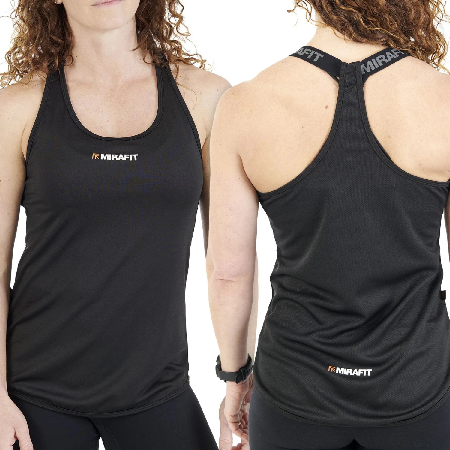 Mirafit Women's Loose-Fit Exercise Vest - Black 1 Mirafit Women's Loose-Fit Exercise Vest - Black