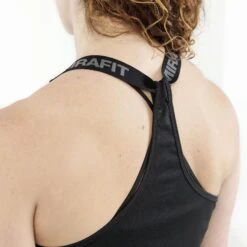 Mirafit Women's Loose-Fit Exercise Vest - Black 13 Mirafit Women's Loose-Fit Exercise Vest - Black -Fitness Promotion Store Mirafit Womens Loose Fit Exercise Vest strap detail 8