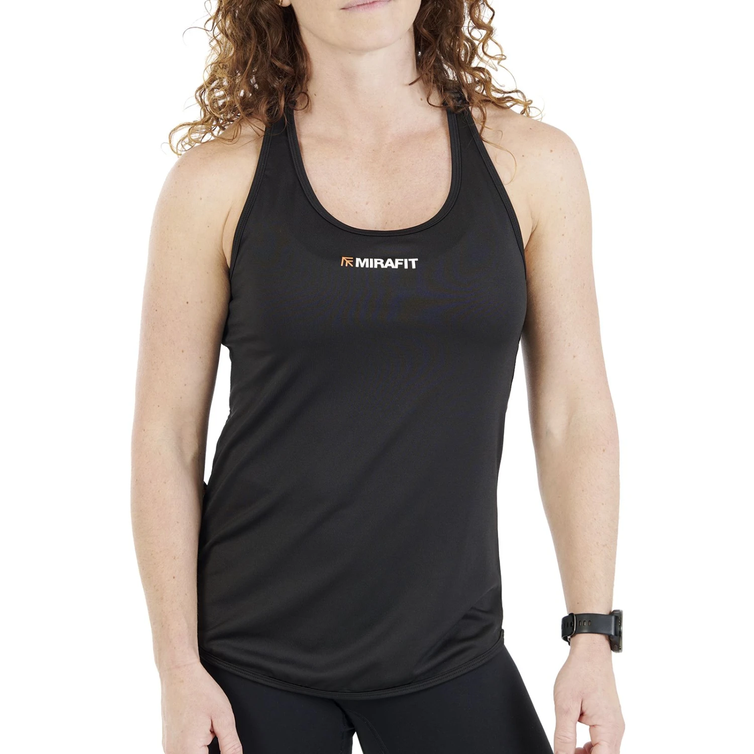 Mirafit Women's Loose-Fit Exercise Vest - Black 2 Mirafit Women's Loose-Fit Exercise Vest - Black - Image 2