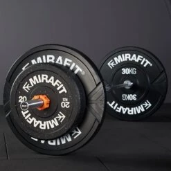 Mirafit XL 30kg Weight Plates -Fitness Promotion Store Mirafit XL 30kg Bumper Plate end