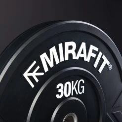 Mirafit XL 30kg Weight Plates -Fitness Promotion Store Mirafit XL 30kg Bumper Plates rim