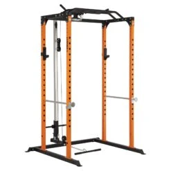 Mirafit M100 Power Rack Cable Pulley System -Fitness Promotion Store Orange M100 Mirafit Power Rack and Cable System