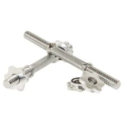 Mirafit 14'' Spinlock Dumbbell Bars - Silver