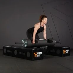 Mirafit Strongman Log Pads -Fitness Promotion Store Positioning Log on Log Mirafit Black Extra Long Drop Pads