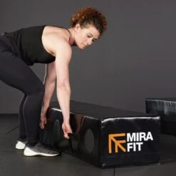 Mirafit Strongman Log Pads -Fitness Promotion Store Positioning Mirafit Black Extra Long Drop Pads