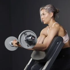 Mirafit M3 Olympic EZ Curl Bar -Fitness Promotion Store Preacher curl with Mirafit M3 EZ Curl Bar
