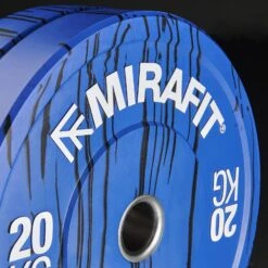 Mirafit Marbled Bumper Plates -Fitness Promotion Store Raised weight label Mirafit Marbled Bumper Plates 2