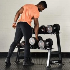 Mirafit M3 Commercial Dumbbell Rack 12 Mirafit M3 Commercial Dumbbell Rack -Fitness Promotion Store Removing Dumbbell Mirafit M3 Commercial Dumbbell Rack