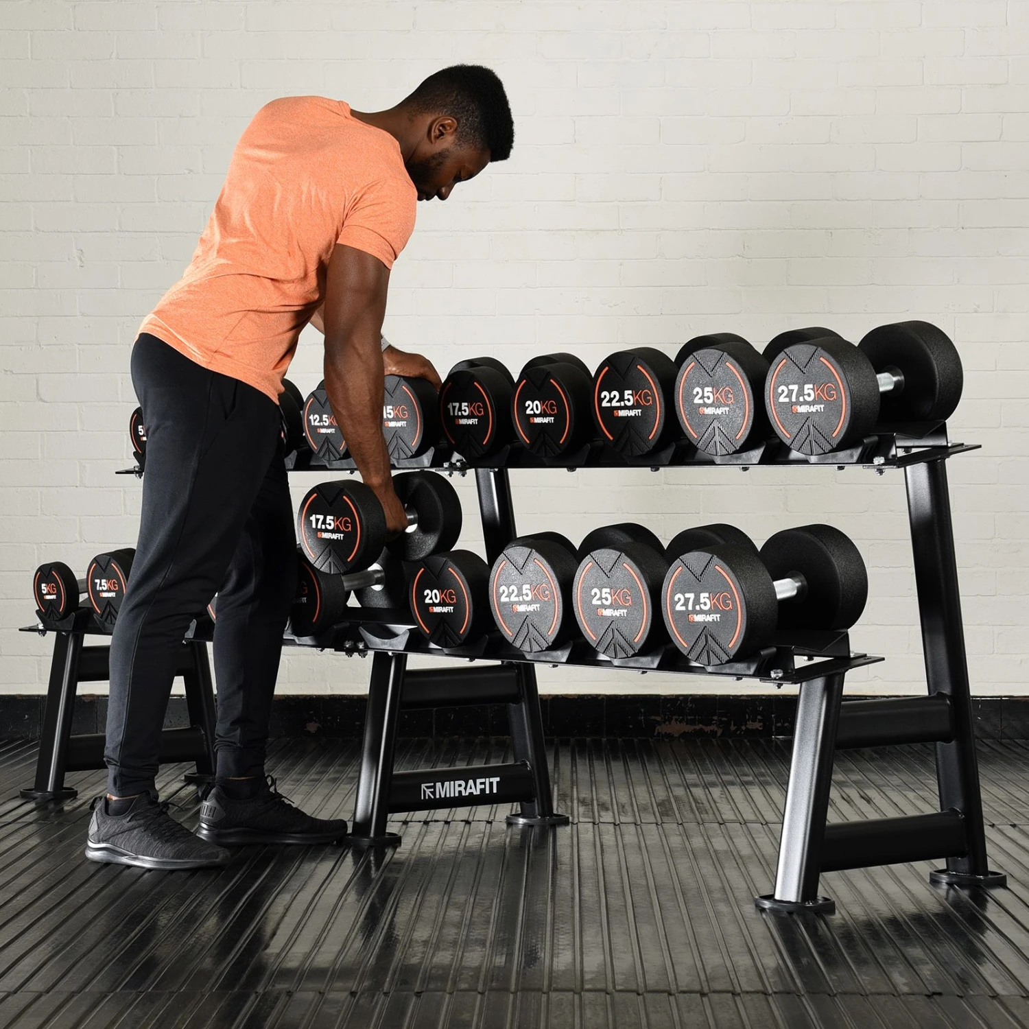 Mirafit M3 Commercial Dumbbell Rack 2 Mirafit M3 Commercial Dumbbell Rack - Image 2