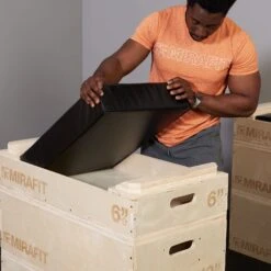 Mirafit Olympic Weightlifting Jerk Blocks -Fitness Promotion Store Removing Soft Pad From Mirafit Gen II Wooden Jerk Block Set