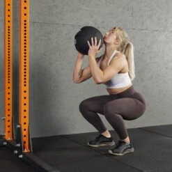 Mirafit Small 10" Medicine Wall Ball -Fitness Promotion Store Squat with Mirafit Mini Wall Ball