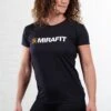 Mirafit Women's Black Gym T-Shirt