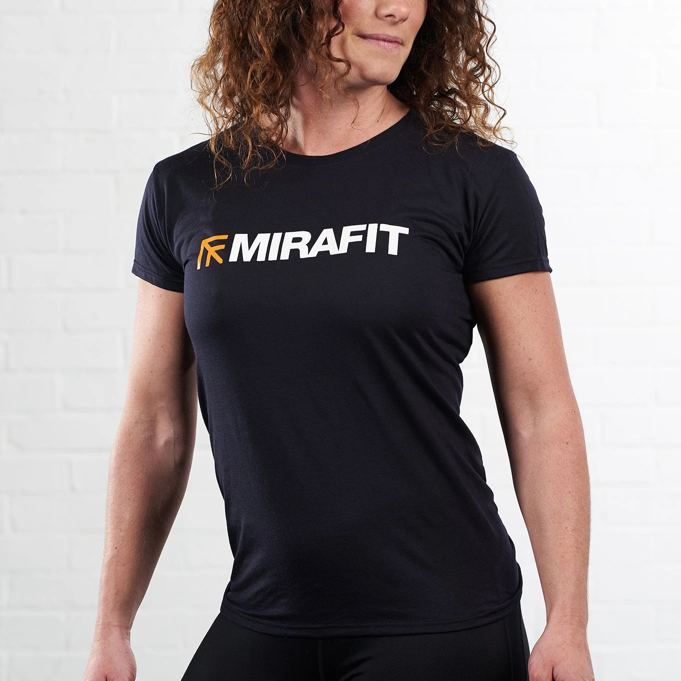 Mirafit Women's Black Gym T-Shirt 1 Mirafit Women's Black Gym T-Shirt