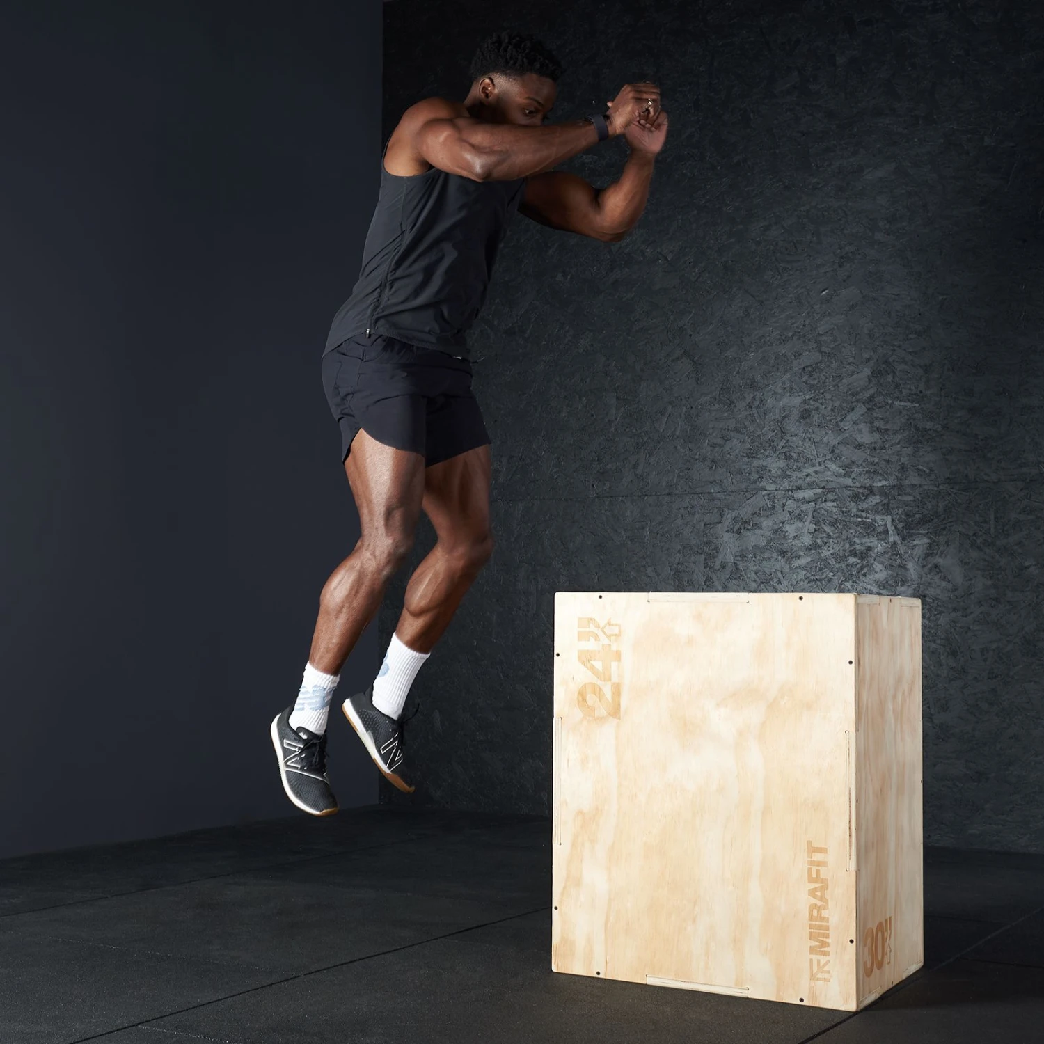 Mirafit 3in1 Wooden Plyo Jump Box - 30" X 24" X 20" 8 Mirafit 3in1 Wooden Plyo Jump Box - 30" X 24" X 20" - Image 8