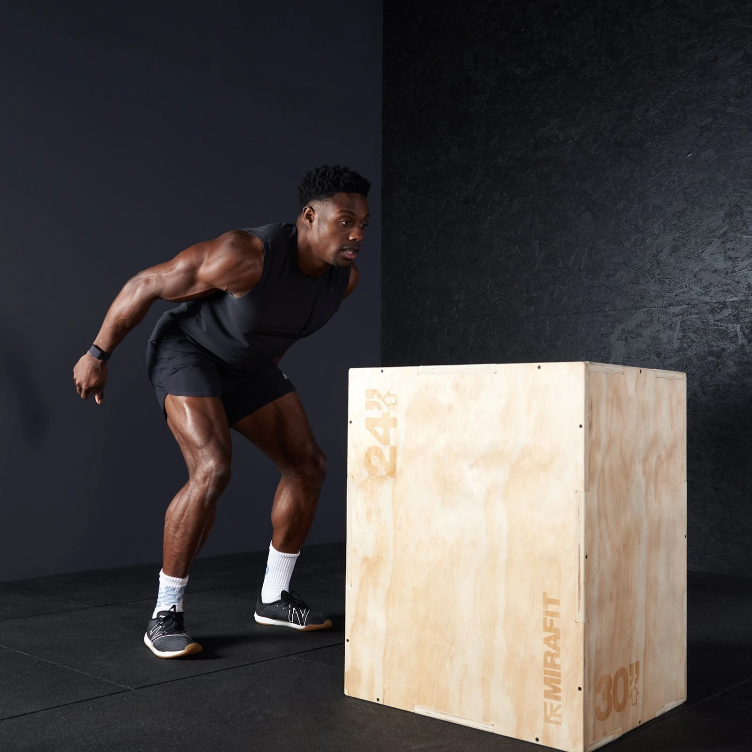 Mirafit 3in1 Wooden Plyo Jump Box - 30" X 24" X 20" 9 Mirafit 3in1 Wooden Plyo Jump Box - 30" X 24" X 20" - Image 9