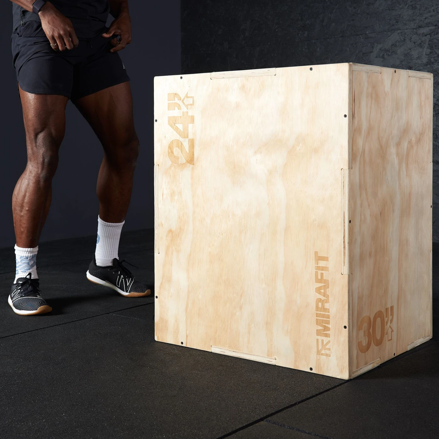 Mirafit 3in1 Wooden Plyo Jump Box - 30" X 24" X 20" 10 Mirafit 3in1 Wooden Plyo Jump Box - 30" X 24" X 20" - Image 10
