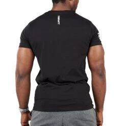 Mirafit Muscle Fit T-Shirt - Black -Fitness Promotion Store black Mirafit Muscle Fit T Shirt back 5