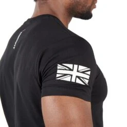 Mirafit Muscle Fit T-Shirt - Black -Fitness Promotion Store black Mirafit Muscle Fit T Shirt shoulder 5