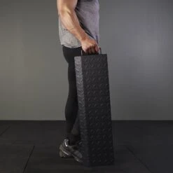 Mirafit Squat Ramp Platform -Fitness Promotion Store carrying a mirafit squat ramp by the handle