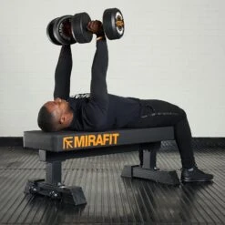 Mirafit M3 Ultimate Weight Bench Pad -Fitness Promotion Store dumbbell bench press mirafit m3 flat weight bench ultimate xl pad