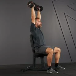 Mirafit Seated Utility Bench 11 Mirafit Seated Utility Bench -Fitness Promotion Store dumbbell shoulder press on Mirafit Utility Bench 1