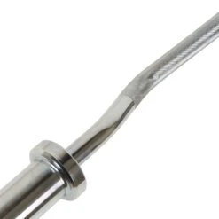 Mirafit Olympic EZ Curl Bar With Collars -Fitness Promotion Store e Up View of Knurling on White Background 1 6