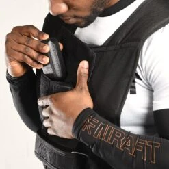 Mirafit Adjustable Weighted Vest -Fitness Promotion Store inserting weight into mirafit 10kg adjustable weighted vest