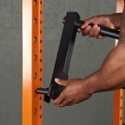 Mirafit M100 Dip Bars -Fitness Promotion Store installing mirafit m100 power rack dip bars