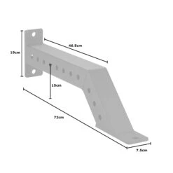 Mirafit M4 Front Stabiliser Bars -Fitness Promotion Store measurements Mirafit M4 Front Stabilisers