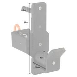 Mirafit M4 Roller J-Cups -Fitness Promotion Store measurements Mirafit M4 Roller J Cups