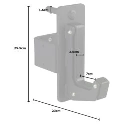 Mirafit M4 Sandwich J-Cups -Fitness Promotion Store measurements Mirafit M4 UHMW Sandwich J Cup