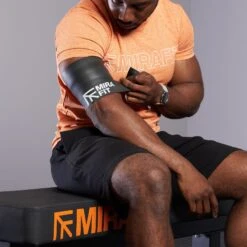 Mirafit Floss Bands -Fitness Promotion Store mirafit 1.5mm x 5cm floss band around bicep