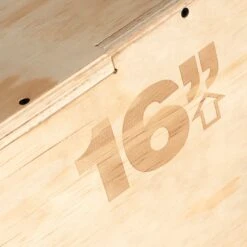 Mirafit 3in1 Wooden Plyo Jump Box - 18" X 16" X 12" -Fitness Promotion Store mirafit 3in1 wooden plyo jump box 18x16x12 close