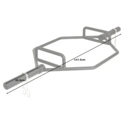 Mirafit Black 2" Olympic Trap Bar -Fitness Promotion Store mirafit black 2 inch olympic trap bar measurements