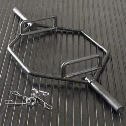 Mirafit Black 2" Olympic Trap Bar -Fitness Promotion Store mirafit black 2 inch olympic trap bar on gym mats