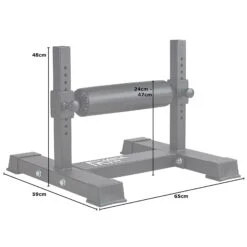 Mirafit Single Leg Split Squat Stand - Fully Adjustable -Fitness Promotion Store mirafit black single leg split squat stand measurements