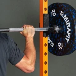 Mirafit M100 Standard J-Cups -Fitness Promotion Store mirafit m100 j cups unloading from power rack