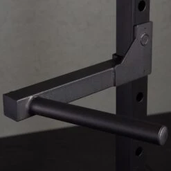 Mirafit M200 Dip Bars -Fitness Promotion Store mirafit m200 power rack dip bar on a m200 power cage