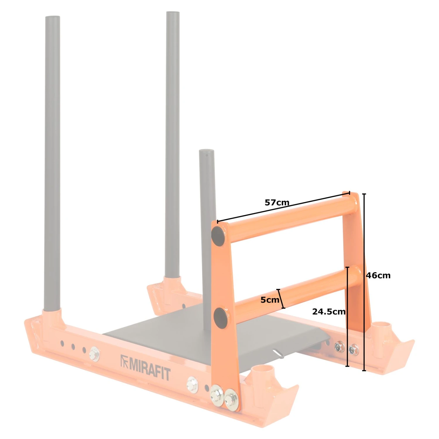 Mirafit M3 Weight Sled Double Lower Handle Attachment 10 Mirafit M3 Weight Sled Double Lower Handle Attachment - Image 10