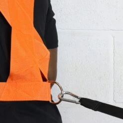 Mirafit Shoulder Harness & Connection Straps -Fitness Promotion Store mirafit orange sled harness with strap attached