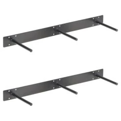 Mirafit Standard Weight Plate Wall Storage Rack -Fitness Promotion Store mirafit pair of standard weight plate wall storage racks