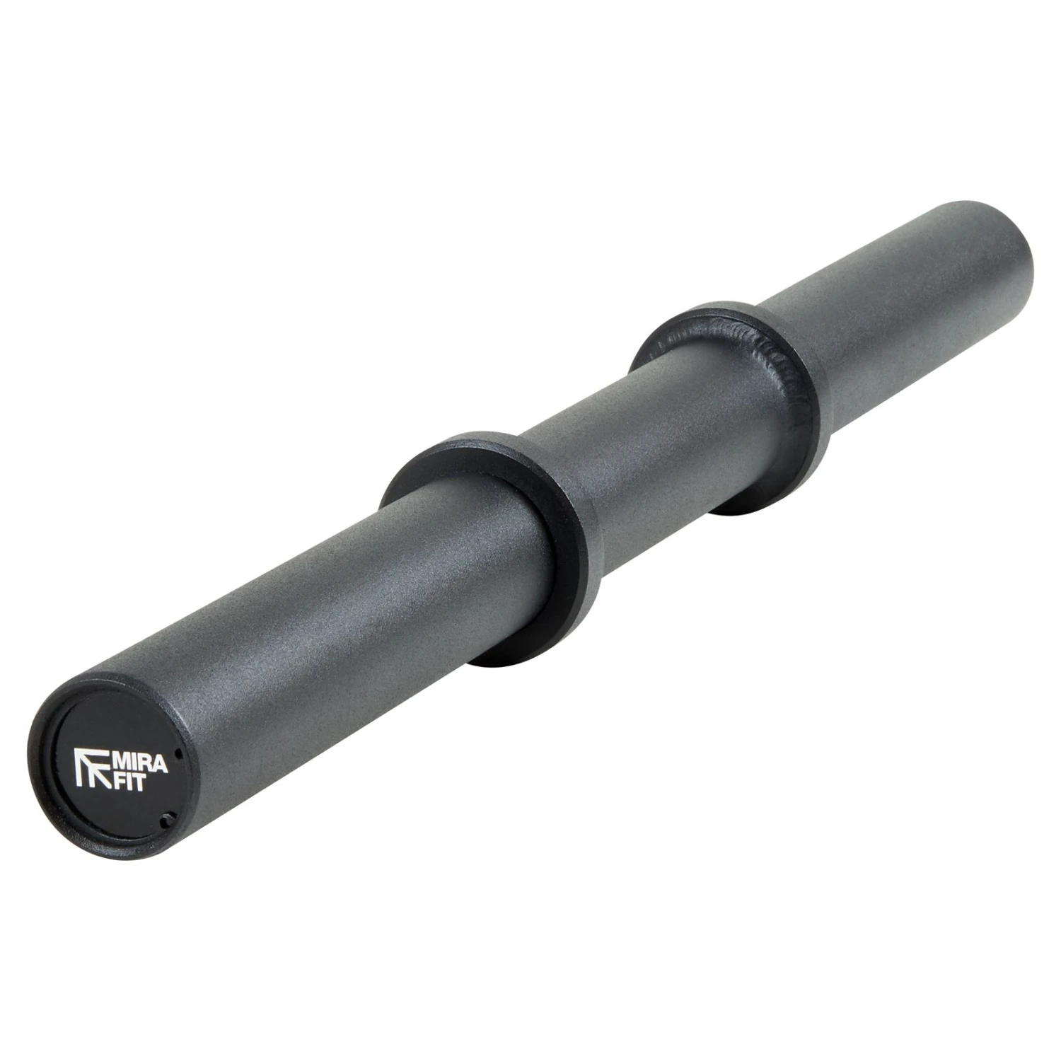 Mirafit Axle Style Thick Grip Olympic Dumbbell Bars - Black 2 Mirafit Axle Style Thick Grip Olympic Dumbbell Bars - Black - Image 2