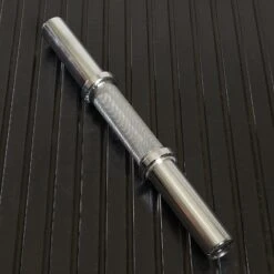 Mirafit Thick Grip Olympic Dumbbell Bars -Fitness Promotion Store mirafit thick grip olympic dumbbell bar on mat