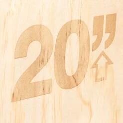 Mirafit 3in1 Wooden Plyo Jump Box - 24" X 20" X 16" -Fitness Promotion Store mirafit wooden plyo box 24x20x16 close view 1