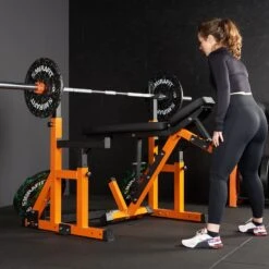 Mirafit M230 Squat And Bench Press Rack -Fitness Promotion Store moving bench on Mirafit M230 Squat and Bench Press Rack