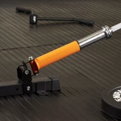 Mirafit Landmine Attachment For 50mm Power Rack -Fitness Promotion Store orange mirafit landmine attatchment bolted on power rack 1