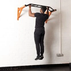 Mirafit Multi Grip Wall Mounted Pull Up Bar -Fitness Promotion Store pull ups with mirafit orange multi grip pull up bar