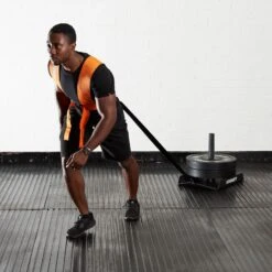 Mirafit Weight Drag Sled & Harness -Fitness Promotion Store pulling mirafit m1 weight drag sled with harness