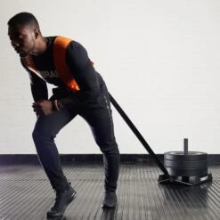 Mirafit Weight Sled Package -Fitness Promotion Store pulling mirafit weight sled with harness