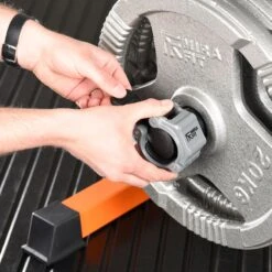 Mirafit 48mm Quick Release Specialist Bar Collars -Fitness Promotion Store removing mirafit 48mm quick release specialist bar collar 1